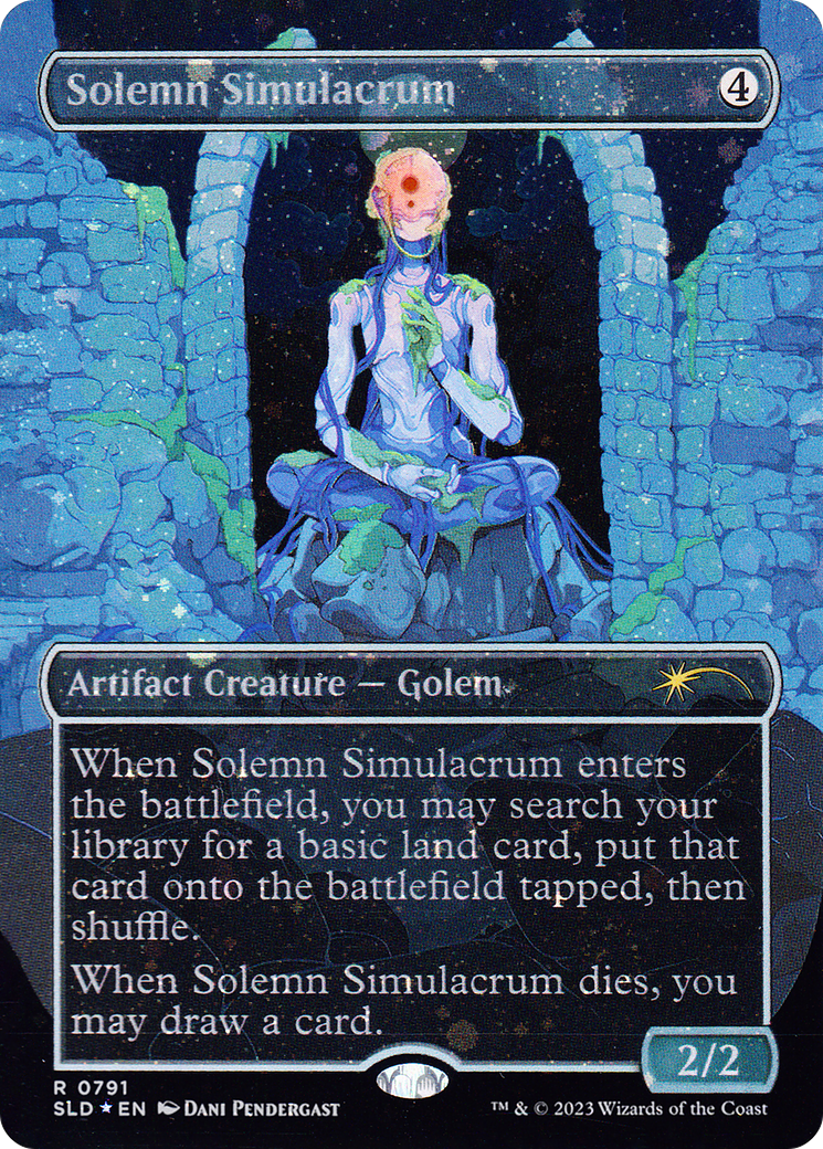 Solemn Simulacrum (1725) (Rainbow Foil) [Secret Lair Drop Series] | Exor Games New Glasgow