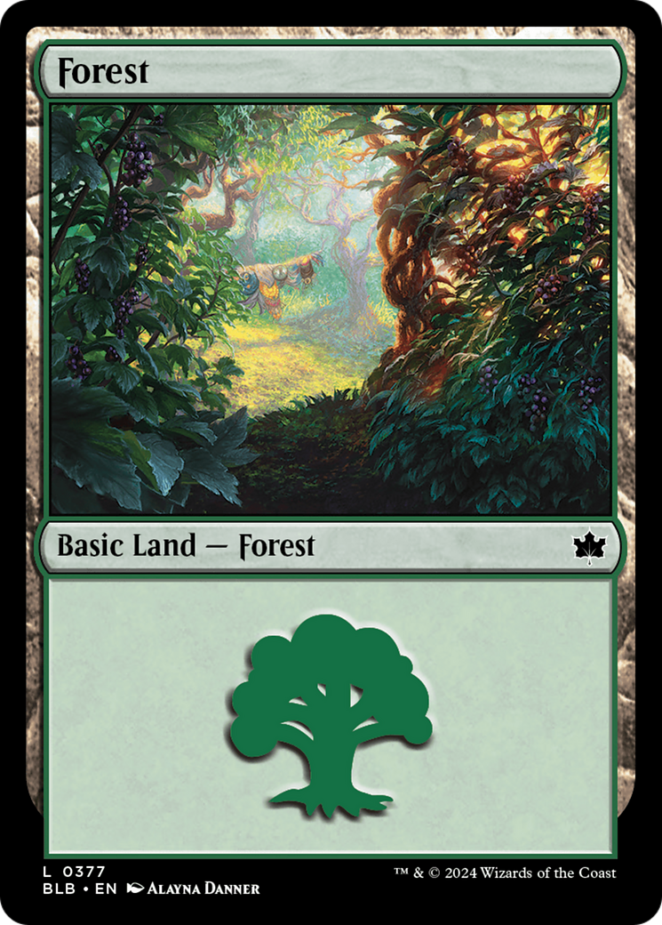 Forest (0377) [Bloomburrow] | Exor Games New Glasgow