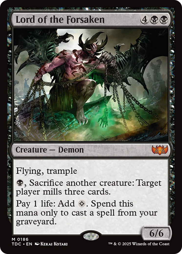 Lord of the Forsaken [Tarkir: Dragonstorm Commander] | Exor Games New Glasgow