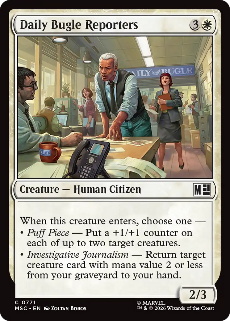 Daily Bugle Reporters [Marvel Super Heroes Commander] | Exor Games New Glasgow