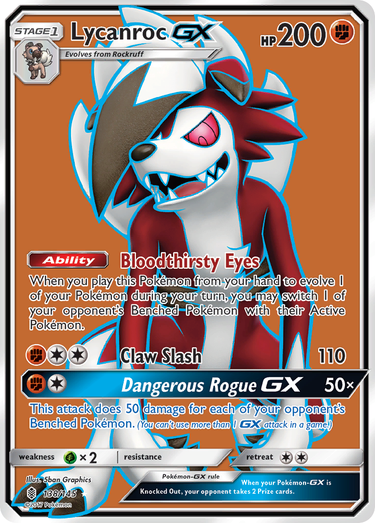 Lycanroc GX (138/145) [Sun & Moon: Guardians Rising] | Exor Games New Glasgow