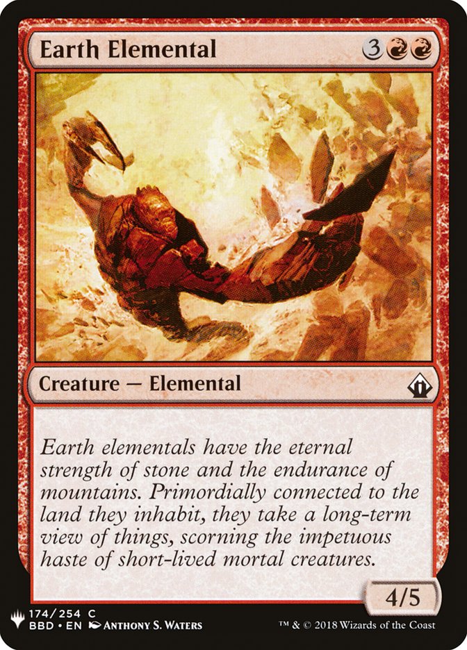 Earth Elemental [Mystery Booster] | Exor Games New Glasgow