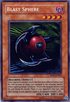 Blast Sphere [RP01-EN091] Secret Rare | Exor Games New Glasgow