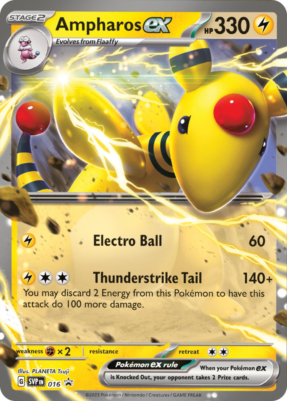 Ampharos ex (016) [Scarlet & Violet: Black Star Promos] | Exor Games New Glasgow