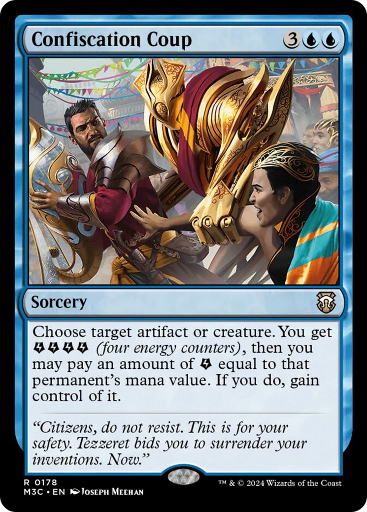Confiscation Coup (Ripple Foil) [Modern Horizons 3 Commander] | Exor Games New Glasgow