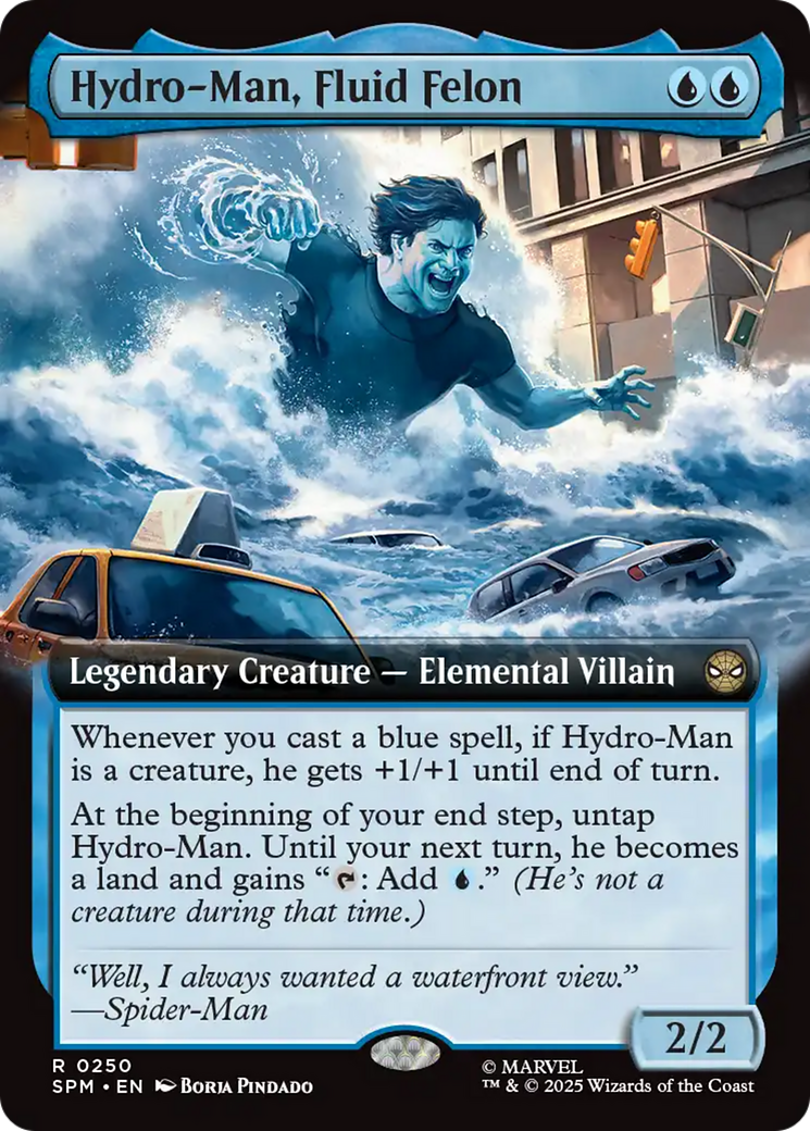 Hydro-Man, Fluid Felon (Extended Art) [Marvel's Spider-Man] | Exor Games New Glasgow