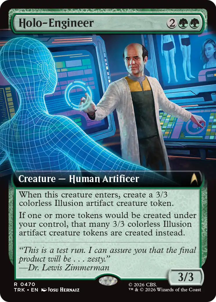 Holo-Engineer (Extended Art) [Star Trek] | Exor Games New Glasgow