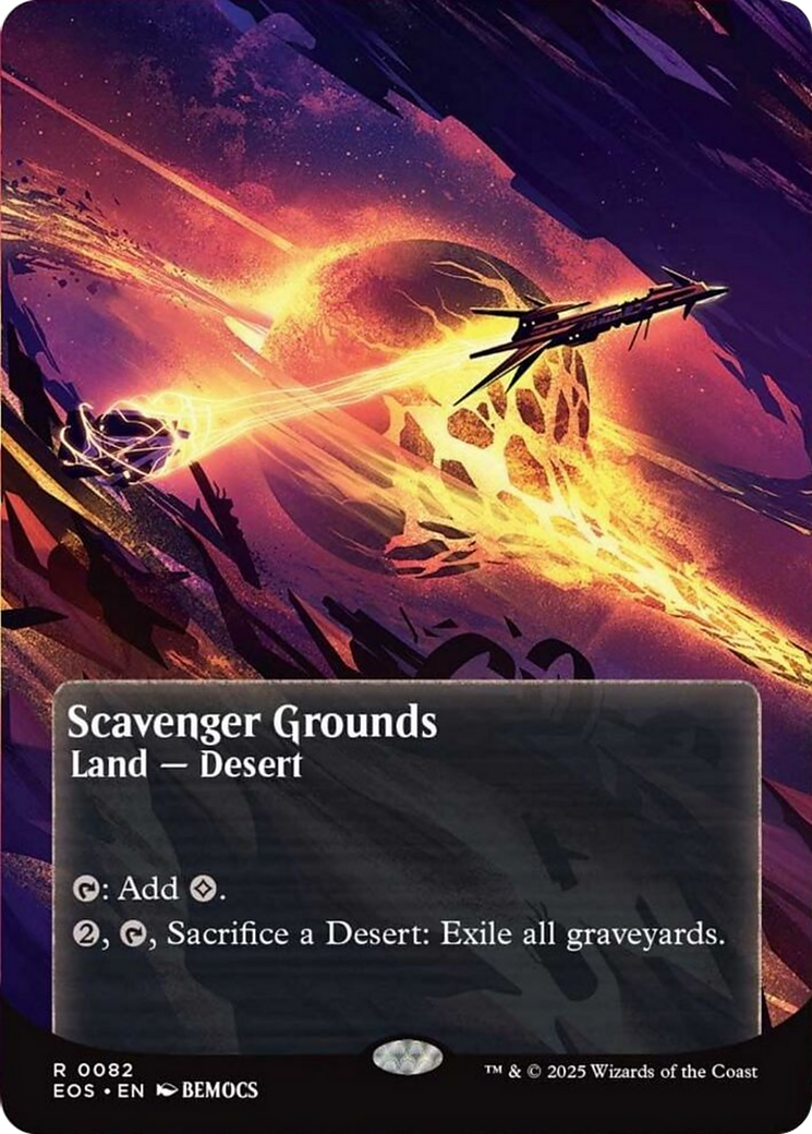 Scavenger Grounds (0082) (Borderless) [Edge of Eternities: Stellar Sights] | Exor Games New Glasgow