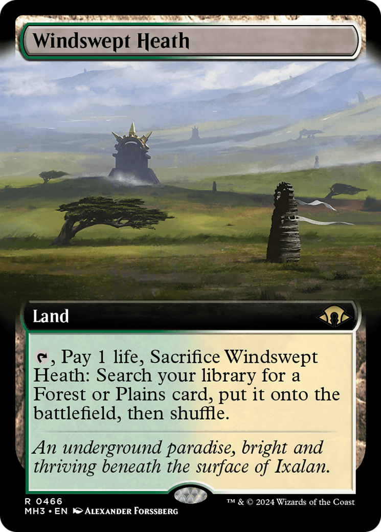 Windswept Heath (Extended Art) [Modern Horizons 3] | Exor Games New Glasgow