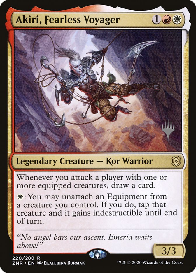 Akiri, Fearless Voyager (Promo Pack) [Zendikar Rising Promos] | Exor Games New Glasgow