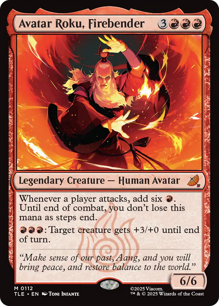 Avatar Roku, Firebender [Avatar: The Last Airbender: Eternal-Legal] | Exor Games New Glasgow