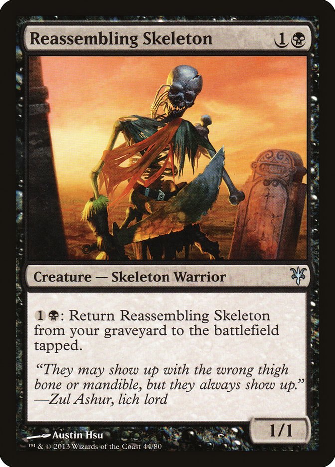 Reassembling Skeleton [Duel Decks: Sorin vs. Tibalt] | Exor Games New Glasgow