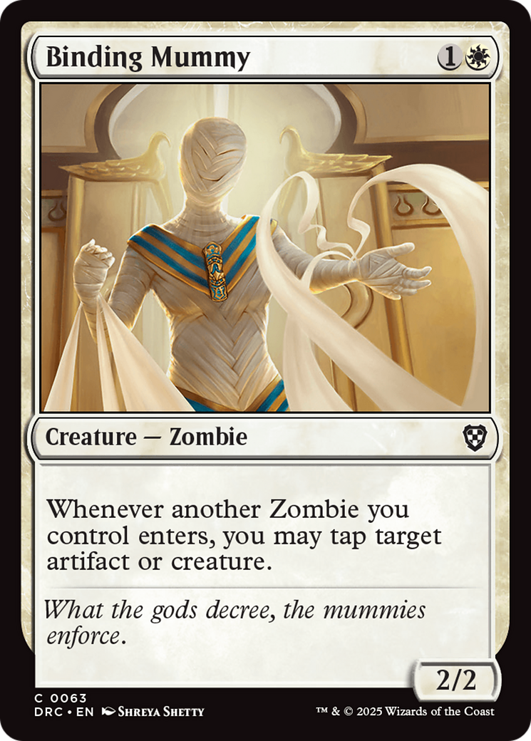 Binding Mummy [Aetherdrift Commander] | Exor Games New Glasgow