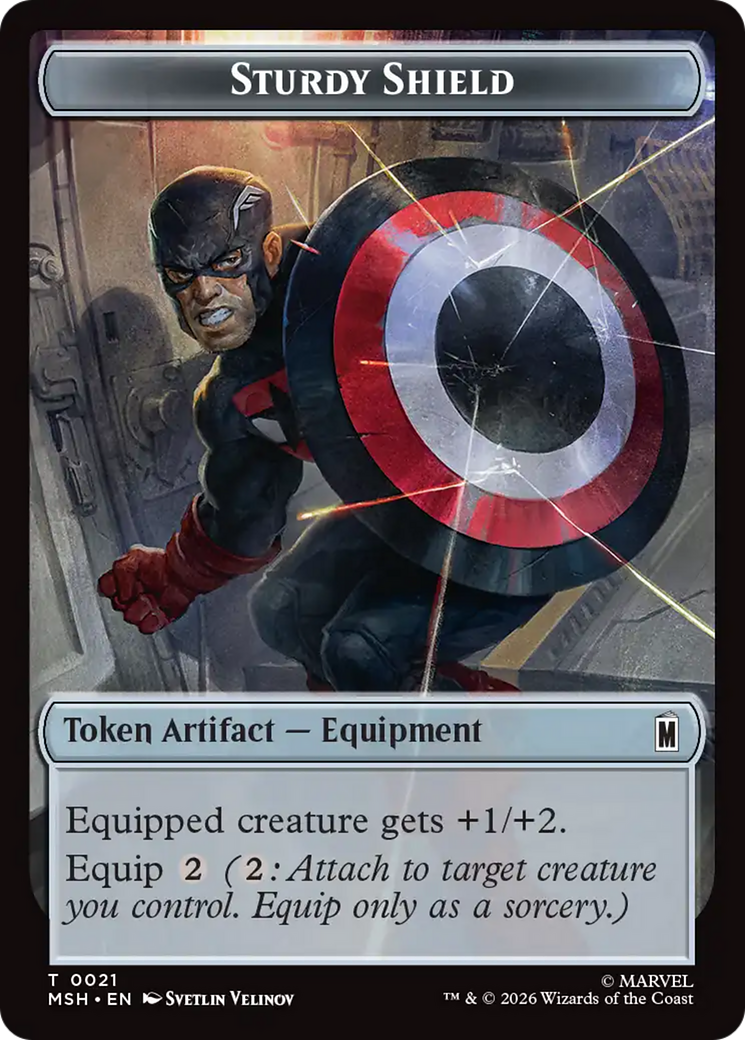 The Tiger God // Sturdy Shield Double-Sided Token [Marvel Super Heroes Tokens] | Exor Games New Glasgow