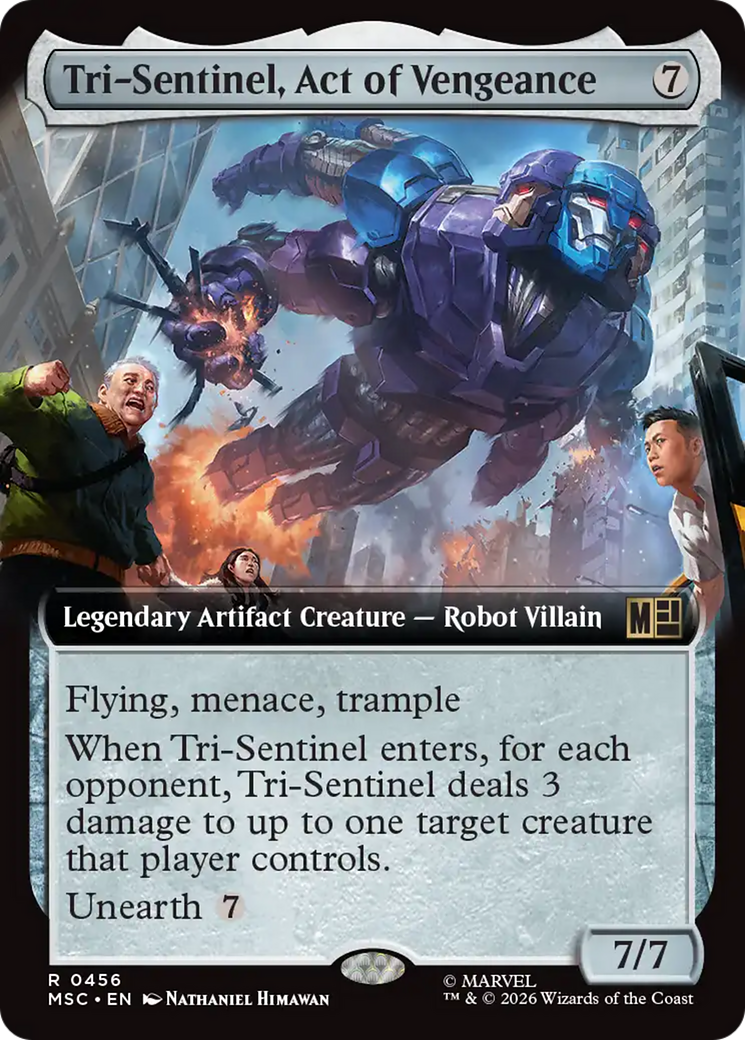 Tri-Sentinel, Act of Vengeance (Extended Art) [Marvel Super Heroes Commander] | Exor Games New Glasgow