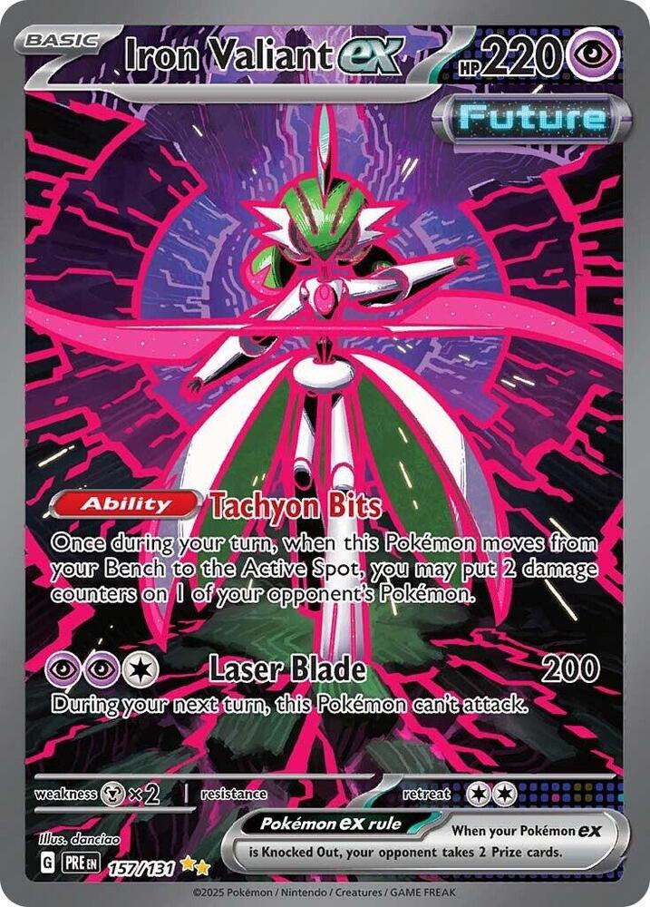 Iron Valiant ex (157/131) [Scarlet & Violet: Prismatic Evolutions] | Exor Games New Glasgow