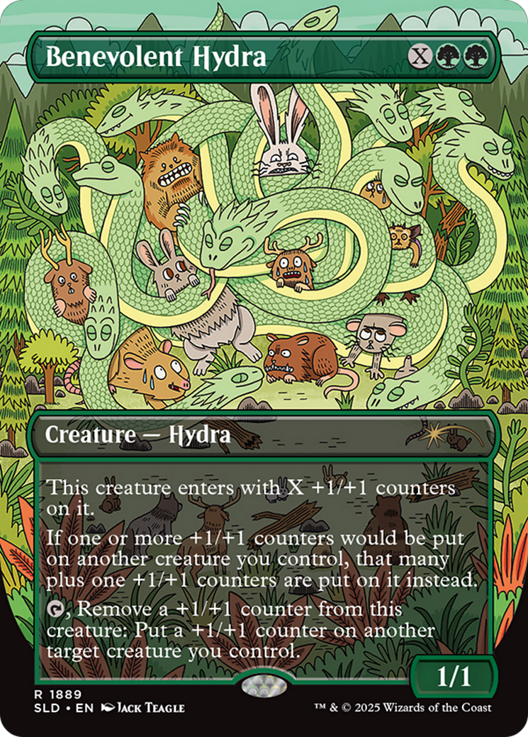 Benevolent Hydra (Rainbow Foil) [Secret Lair Drop Series] | Exor Games New Glasgow