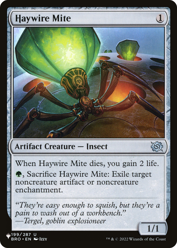 Haywire Mite [The List Reprints] | Exor Games New Glasgow