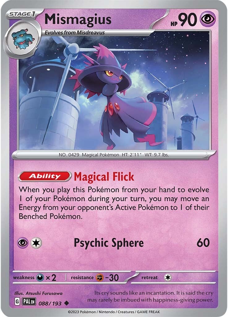 Mismagius (088/193) [Scarlet & Violet: Paldea Evolved] | Exor Games New Glasgow