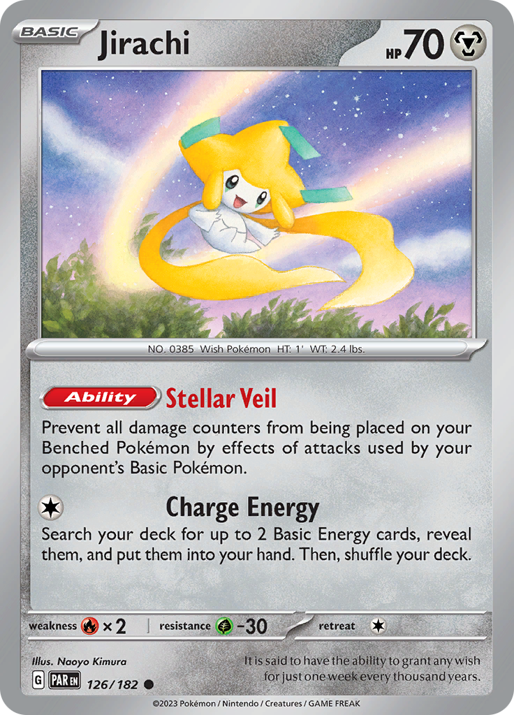 Jirachi (126/182) [Scarlet & Violet: Paradox Rift] | Exor Games New Glasgow