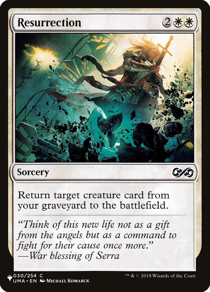 Resurrection [The List] | Exor Games New Glasgow