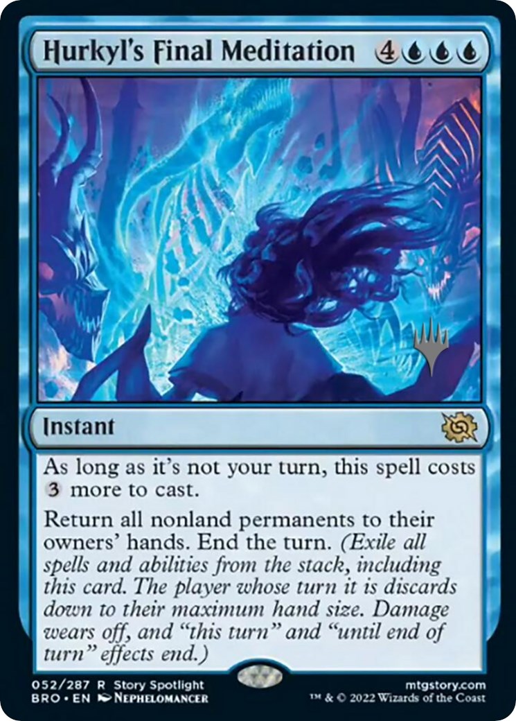 Hurkyl's Final Meditation (Promo Pack) [The Brothers' War Promos] | Exor Games New Glasgow