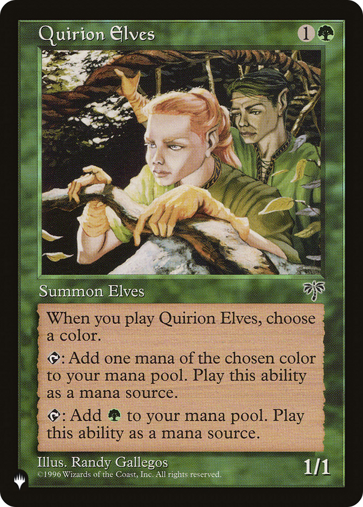 Quirion Elves [The List Reprints] | Exor Games New Glasgow