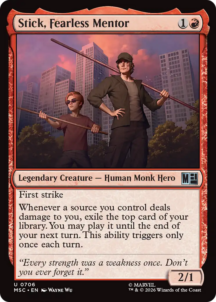 Stick, Fearless Mentor [Marvel Super Heroes Commander] | Exor Games New Glasgow