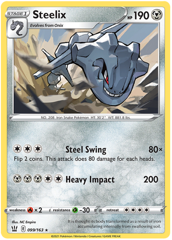 Steelix (099/163) [Sword & Shield: Battle Styles] | Exor Games New Glasgow