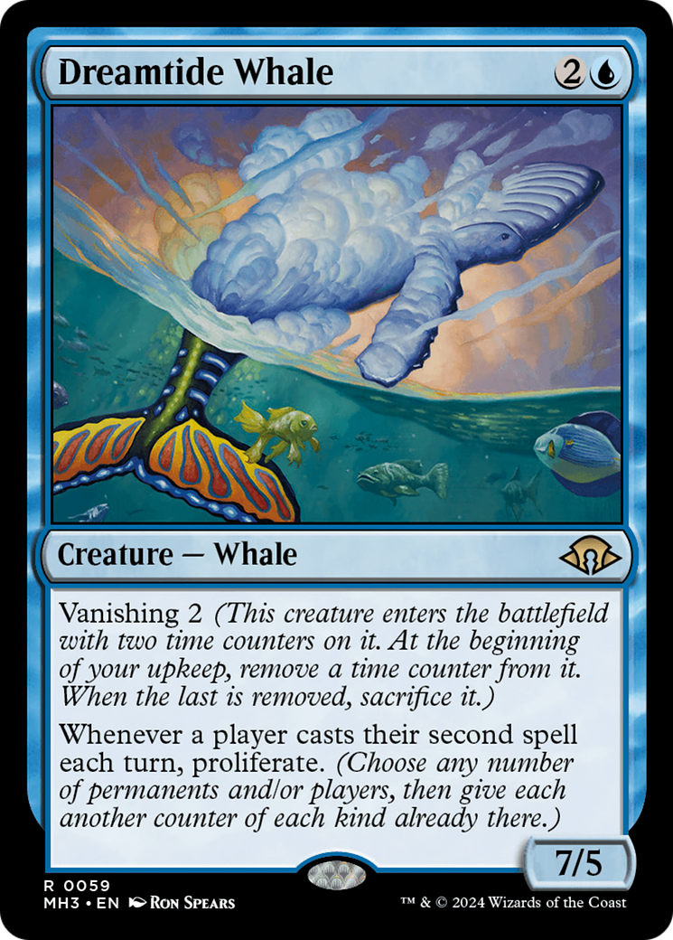 Dreamtide Whale [Modern Horizons 3] | Exor Games New Glasgow