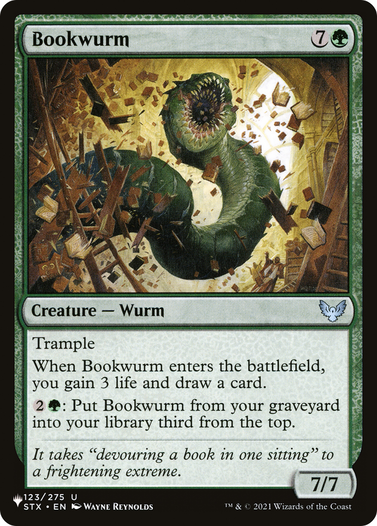 Bookwurm [The List Reprints] | Exor Games New Glasgow