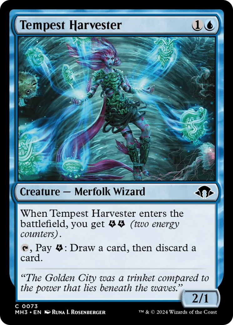 Tempest Harvester [Modern Horizons 3] | Exor Games New Glasgow