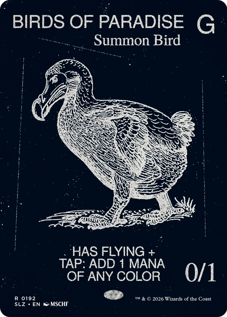 Birds of Paradise (0192) [Secret Lair x MSCHF: The Zeta Set] | Exor Games New Glasgow