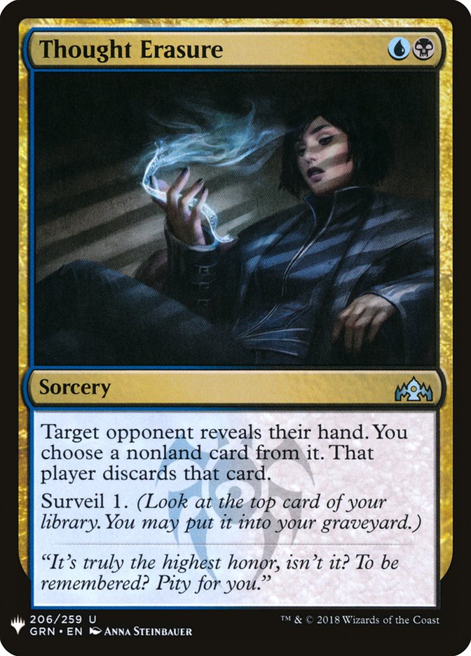 Thought Erasure [Mystery Booster] | Exor Games New Glasgow