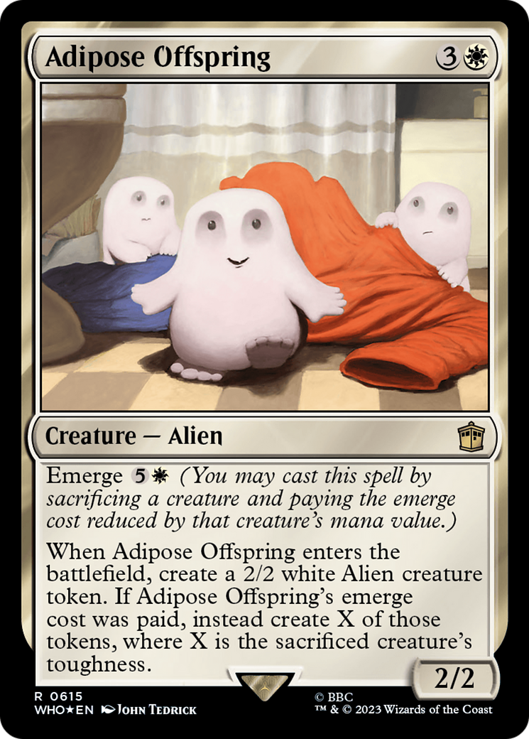 Adipose Offspring (Surge Foil) [Doctor Who] | Exor Games New Glasgow