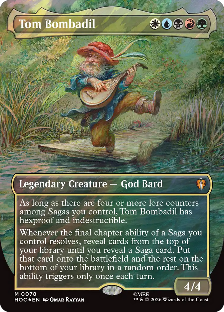 Tom Bombadil (Borderless) (Surge Foil) [The Hobbit] | Exor Games New Glasgow