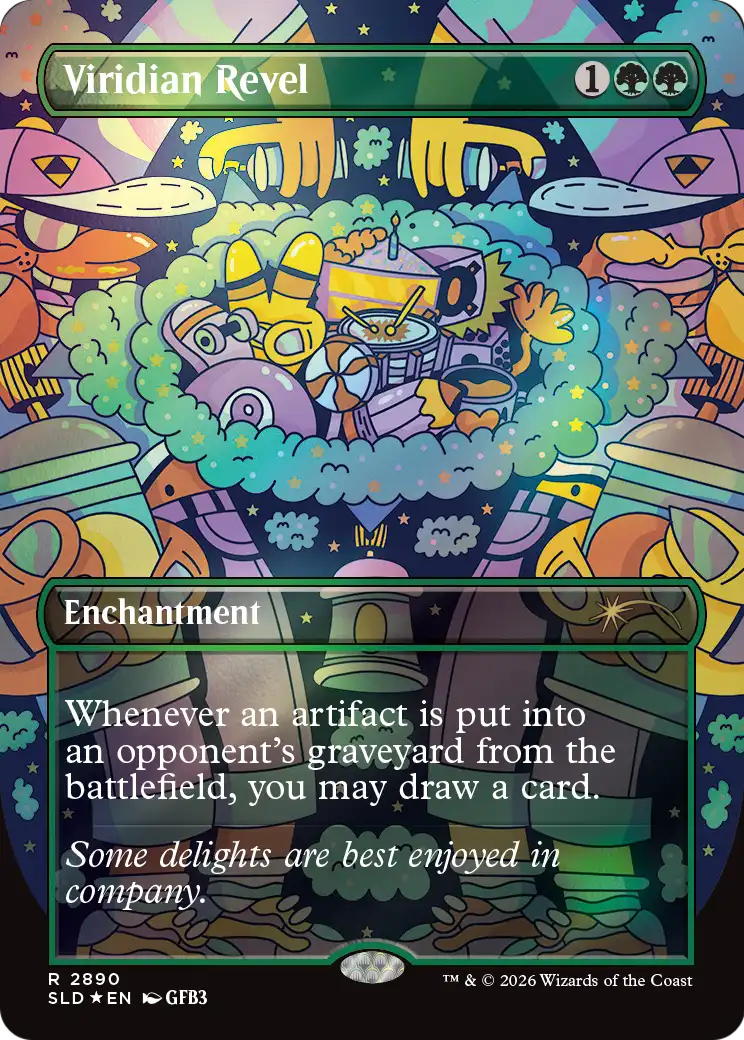 Viridian Revel [Secret Lair Drop Series] | Exor Games New Glasgow