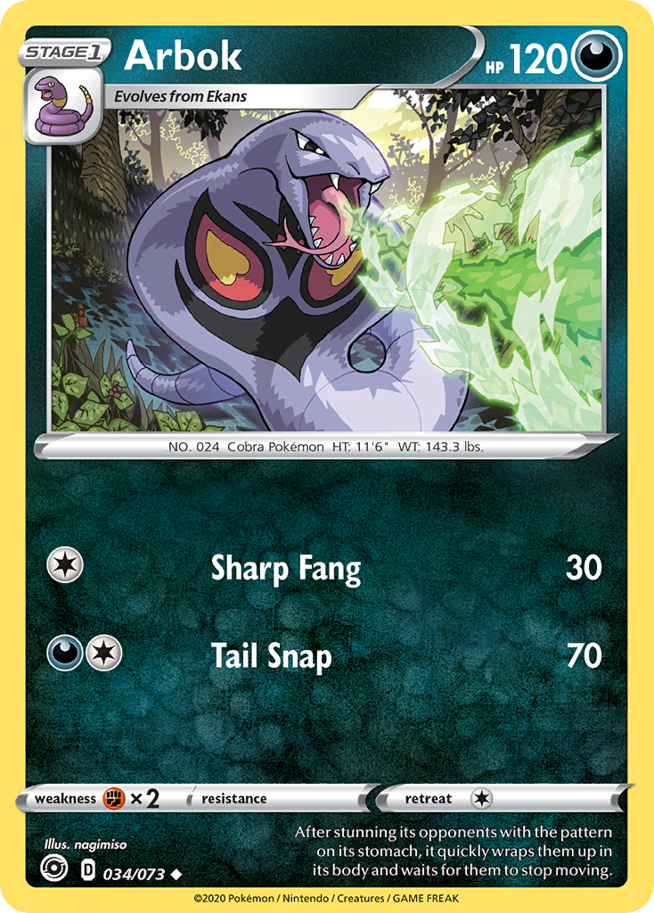 Arbok (034/073) [Sword & Shield: Champion's Path] | Exor Games New Glasgow