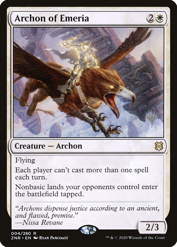 Archon of Emeria (Promo Pack) [Zendikar Rising Promos] | Exor Games New Glasgow
