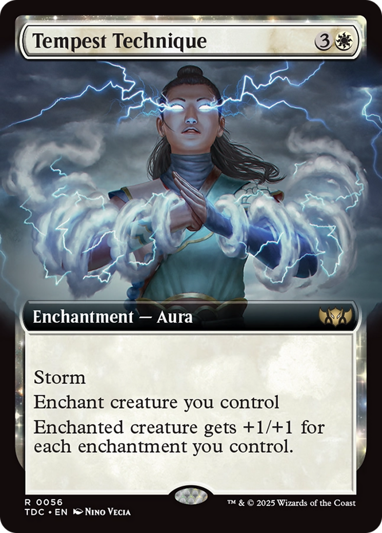 Tempest Technique (Extended Art) [Tarkir: Dragonstorm Commander] | Exor Games New Glasgow