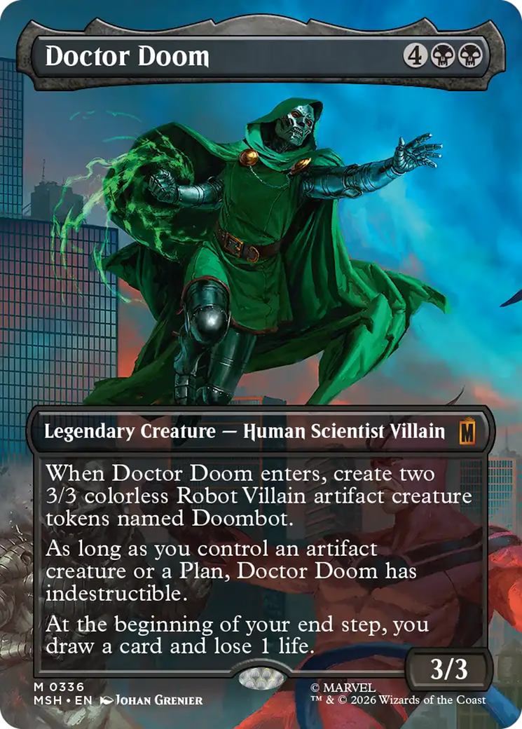 Doctor Doom (Borderless) (336) [Marvel Super Heroes] | Exor Games New Glasgow
