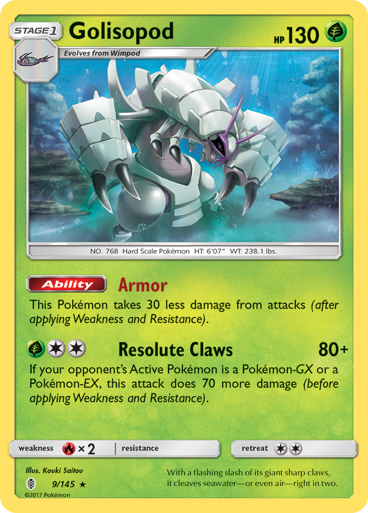 Golisopod (9/145) [Sun & Moon: Guardians Rising] | Exor Games New Glasgow