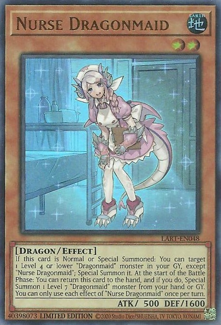 Nurse Dragonmaid [LART-EN048] Ultra Rare | Exor Games New Glasgow