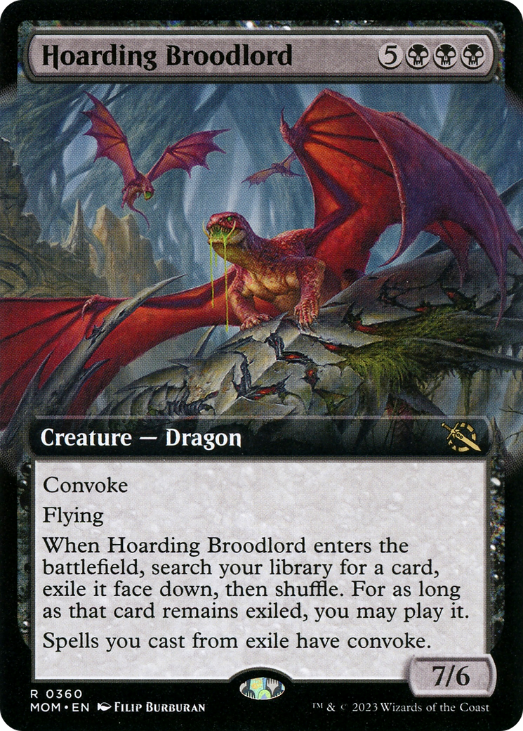 Hoarding Broodlord (Extended Art) [March of the Machine] | Exor Games New Glasgow