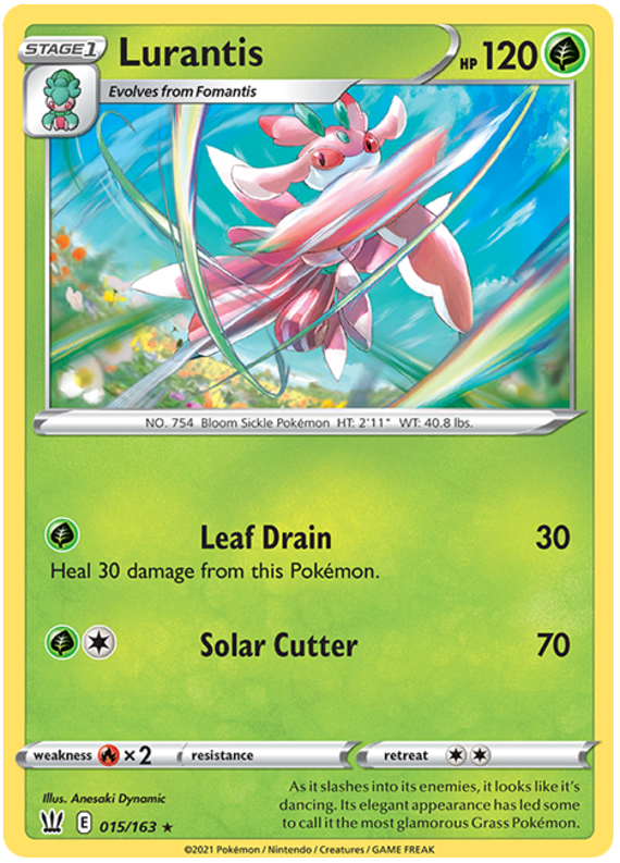 Lurantis (015/163) [Sword & Shield: Battle Styles] | Exor Games New Glasgow