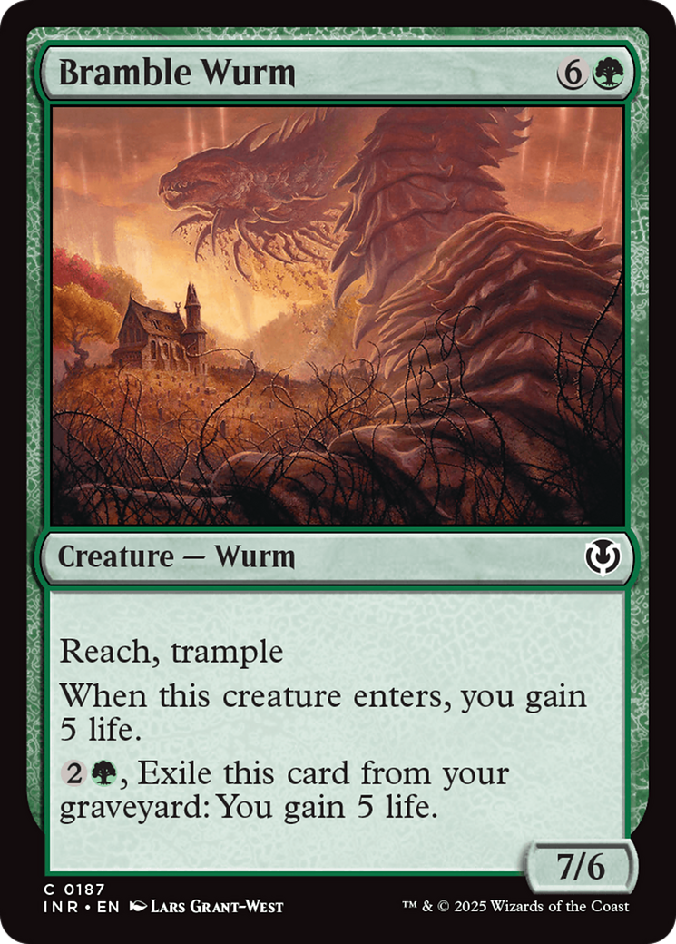 Bramble Wurm [Innistrad Remastered] | Exor Games New Glasgow