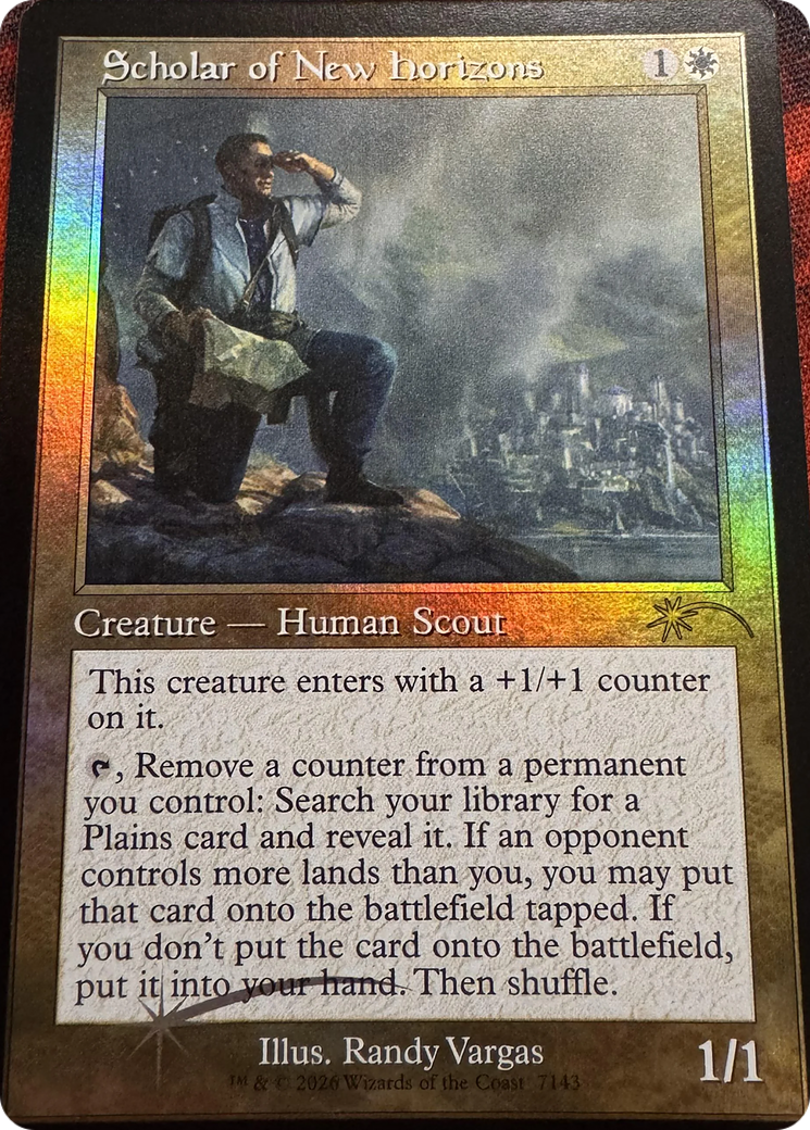 Scholar of New Horizons (Retro Frame) [Secret Lair Drop Series] | Exor Games New Glasgow