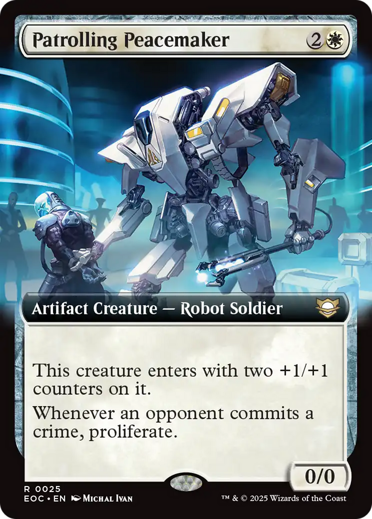 Patrolling Peacemaker (Extended Art) [Edge of Eternities Commander] | Exor Games New Glasgow