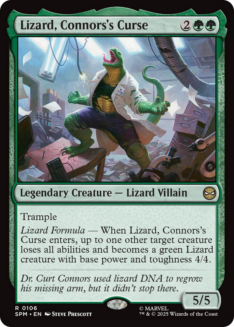 Lizard, Connors's Curse [Marvel's Spider-Man] | Exor Games New Glasgow