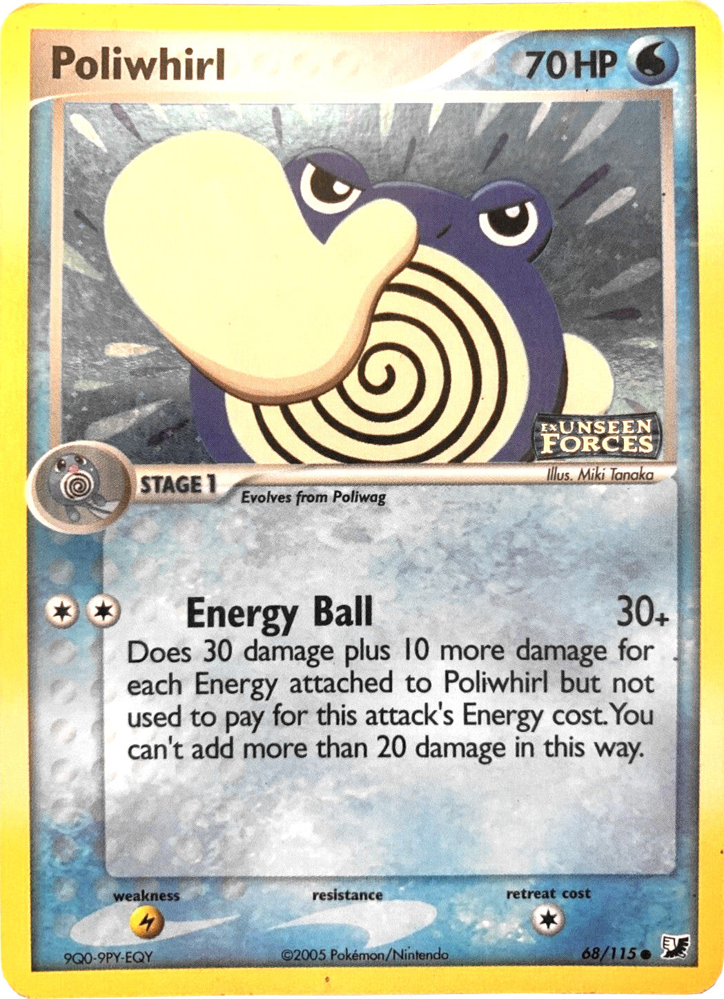 Poliwhirl (68/115) (Stamped) [EX: Unseen Forces] | Exor Games New Glasgow